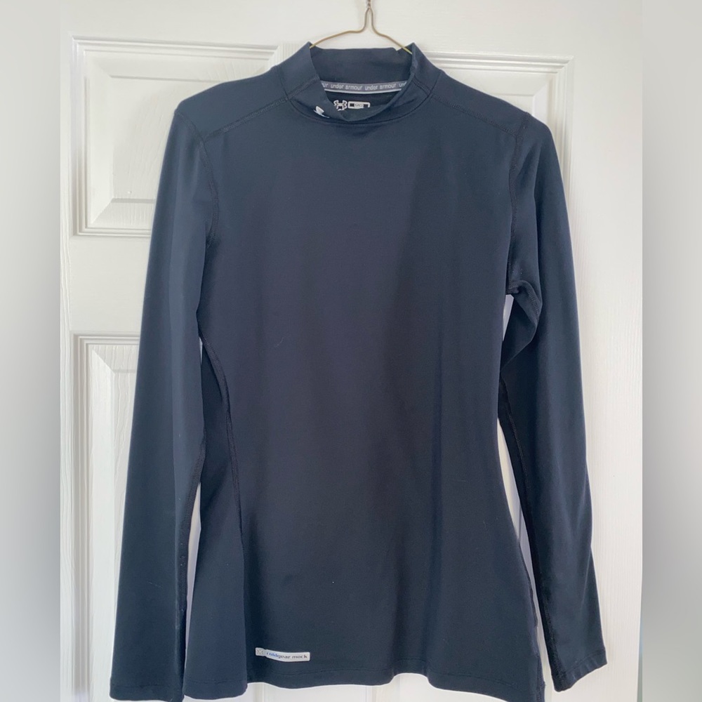 Under Armour black Cold gear mock turtleneck